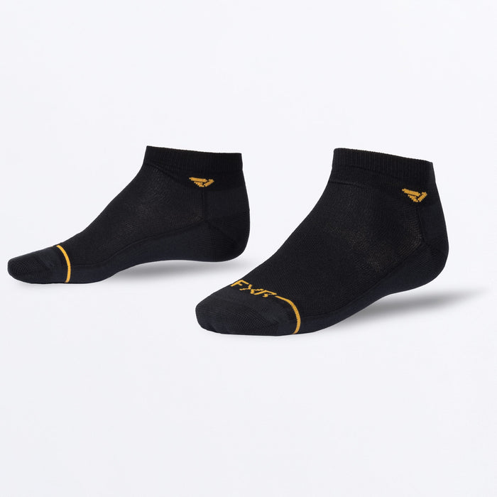 FXR TURBO 1/4 SOCK (3 PACK) SNOW 2027 in Black