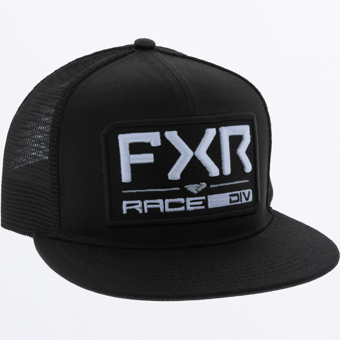 FXR Race Div Hat in Black/White 