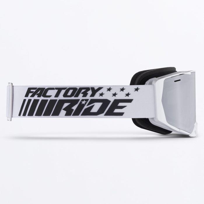 FXR Factory Ride Snow Goggle inWhite