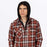 FXR INSULATED HD FLANNEL JACKET in Maroon/Navy