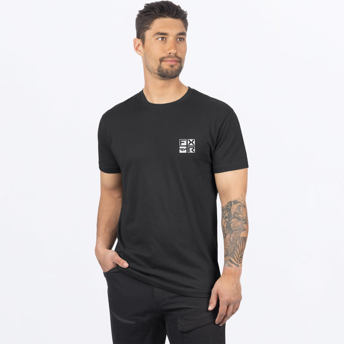 FXR BRANDABLE PREMIUM T-SHIRT in Black