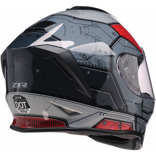 Z1R Youth Warrant 2.0 Sentinel Helmet 2025 in Black/Red