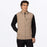 FXR PODIUM WINDPROOF QUILTED VEST in Canvas/Black