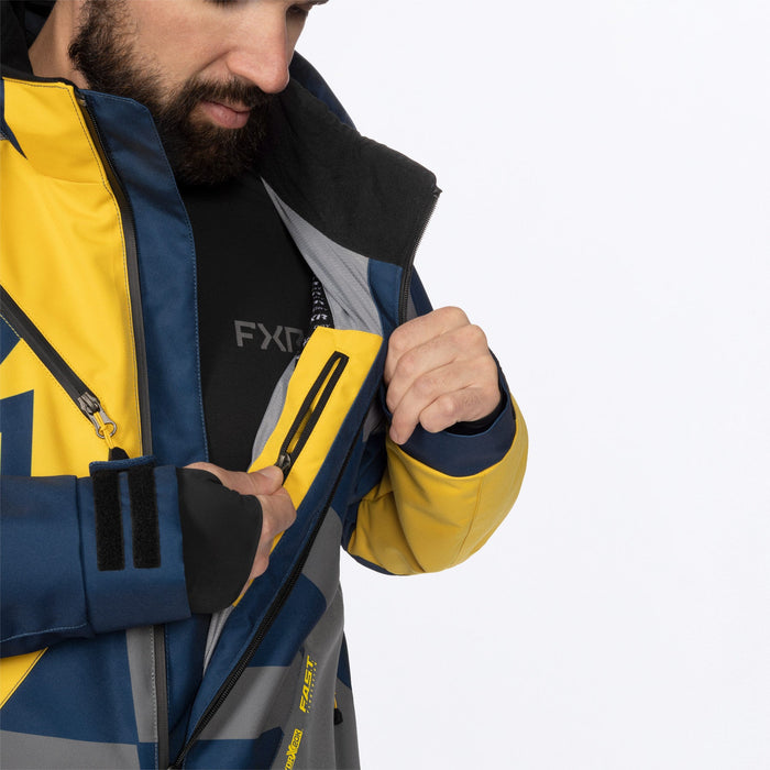 FXR COLD CROSS CX F.A.S.T.™ INSULATED MONOSUITS in Sundust/Midnight