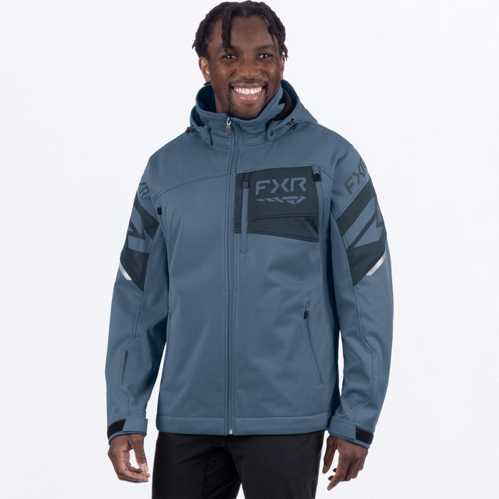 FXR ASCEND SOFTSHELL JACKET 2025 - Steel