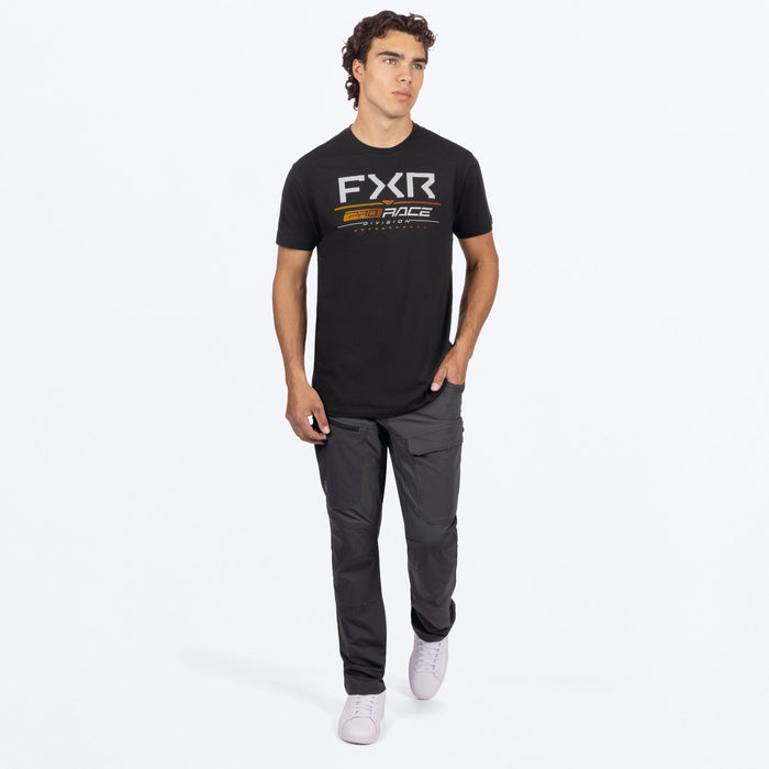 FXR RACE DIVISION PREMIUM T-SHIRT 2025 - Black/Kash