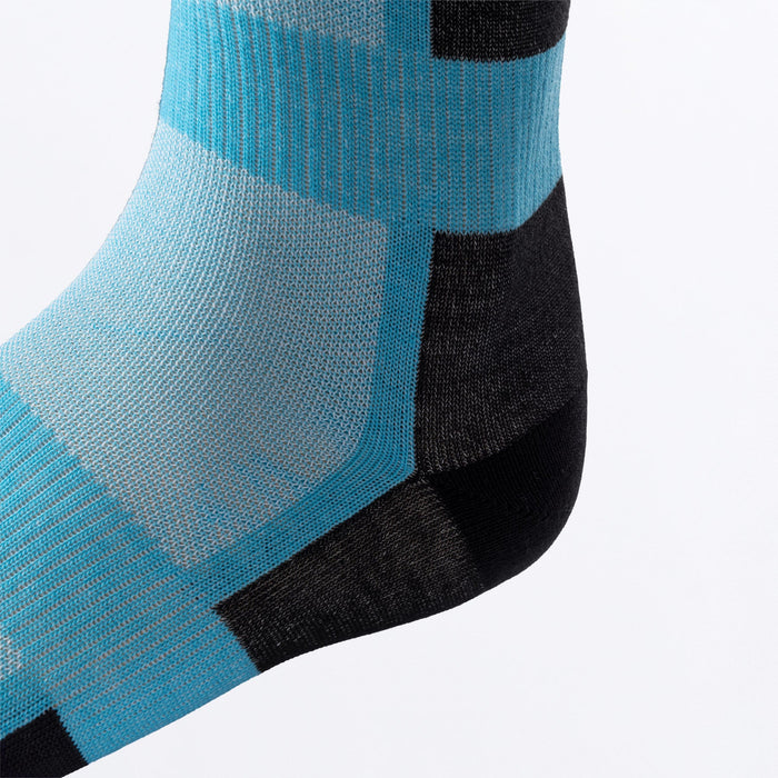 FXR RIDING SOCK AIR (1 PAIR) SNOW 2027 in Sky/Black