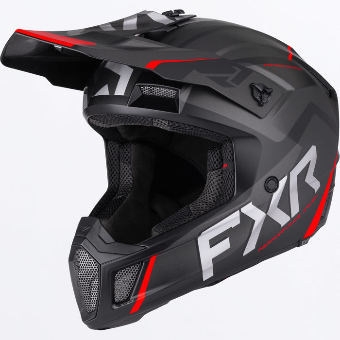 FXR CLUTCH EVO HELMET 2025 - Black/Red
