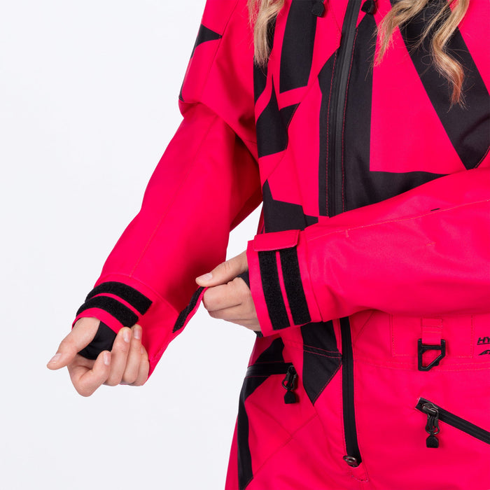 FXR WOMEN'S COLD CROSS CX LITE MONOSUITS 2025 - Razz/Black