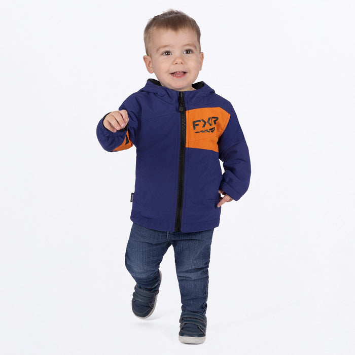 FXR TODDLER ASCEND REVERSIBLE JACKET in Deep Cobalt/Jaffa Orange