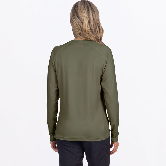 FXR ATTACK UPF WOMEN'S LONGSLEEVE 2025 in Moss