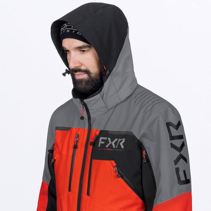 FXR VERTICAL MTX LITE MONOSUITS in Red/Ti/Black