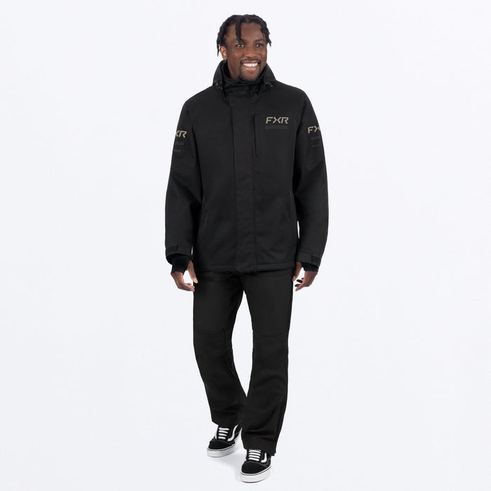 FXR ASCEND JACKET in Black/Stone