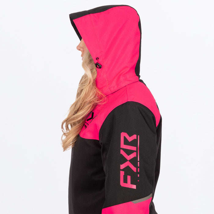 FXR Women's Revo F.A.S.T.™ Monosuit in Black/Razz
