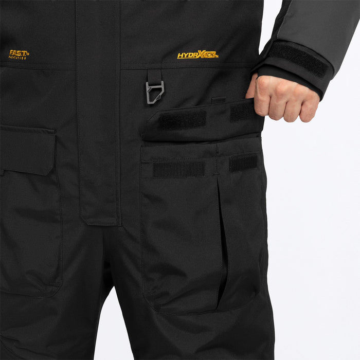 FXR SVALBARD F.A.S.T.™ Insulated Monosuit inBlack/Asphalt/Kash