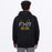 FXR MITERED COTTON PULLOVER HOODIE in Black/Kash