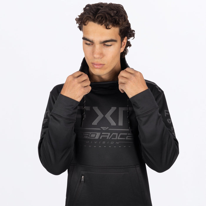 FXR RACE DIVISION TECH PULLOVER HOODIE 2025 - Black Ops