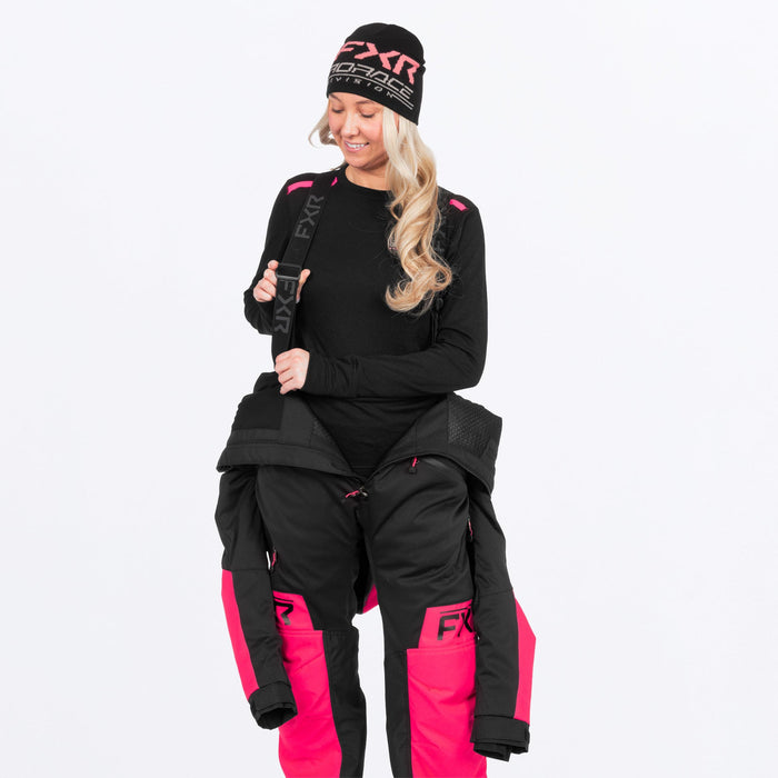 FXR Women's Revo F.A.S.T.™ Monosuit in Black/Razz
