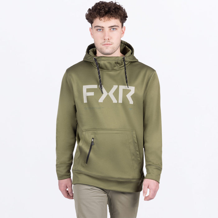 FXR  HYDROGEN TECH PULLOVER HOODIE 2025 in Moss/Stone