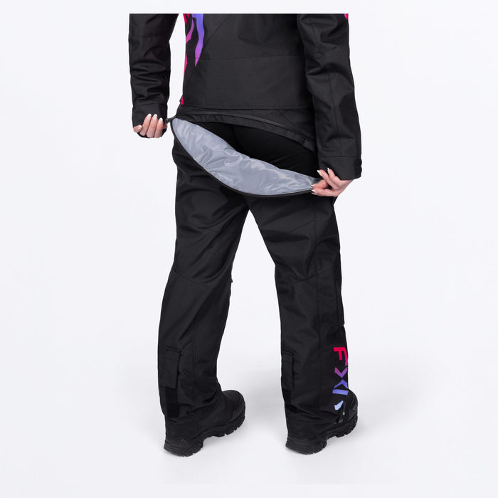 FXR WOMEN'S COLD CROSS CX F.A.S.T.™ INSULATED MONOSUITS 2025 - Black/Twilight