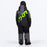 FXR CHILD COLD CROSS CX MONOSUIT 2025 - Black/Charcoal/Lime