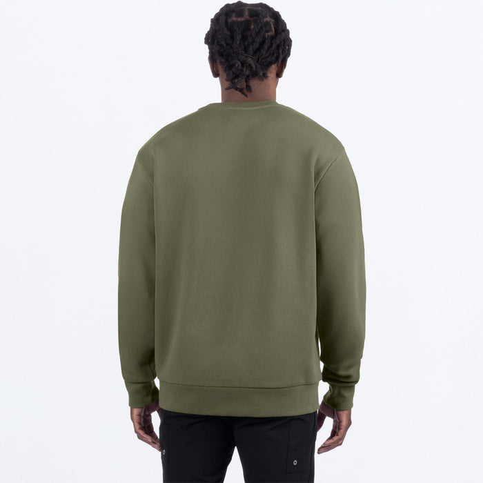 FXR CORE COTTON CREWNECK SWEATSHIRT 2025 - Moss