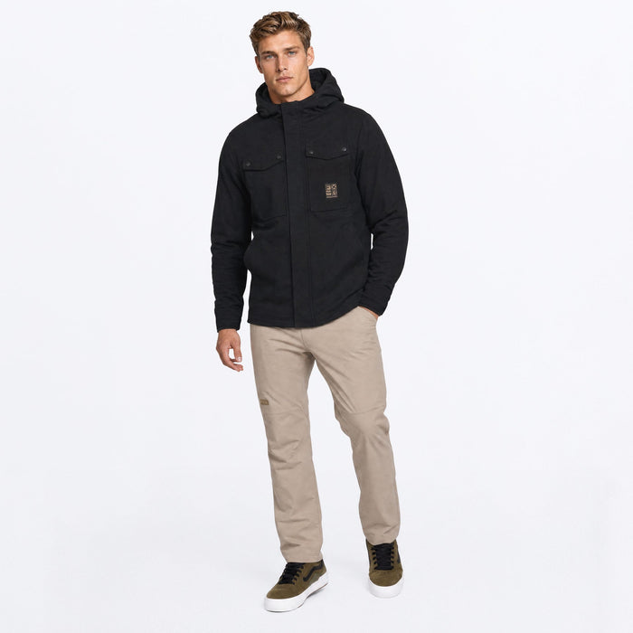FXR ROUGHNECK MEN'S LIFESTYLE CANVAS JACKET in Black
