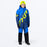 FXR YOUTH COLD CROSS CX MONOSUIT 2025 - Blue/Dark Blue/HiVis