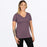 FXR Ride-X Women's Premium V-Neck T-shirt in Muted Grape/Dusty Lilac