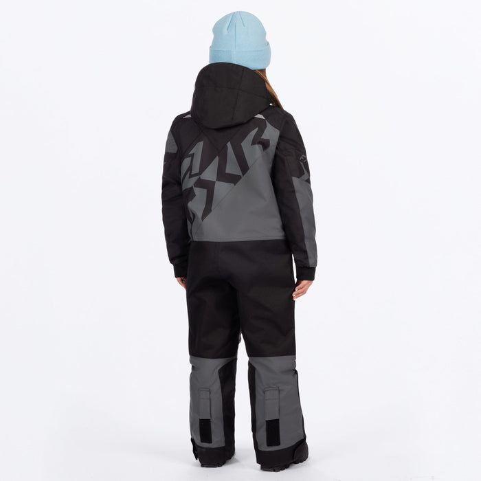 FXR CHILD COLD CROSS CX MONOSUIT 2025 - Black/Charcoal