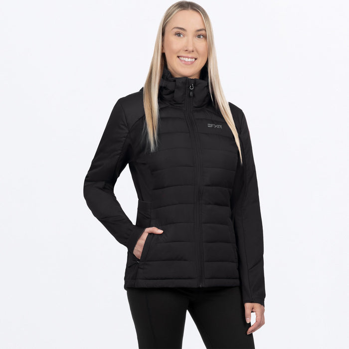 FXR WOMEN'S PHOENIX WINDPROOF QUILTED JACKET in Black