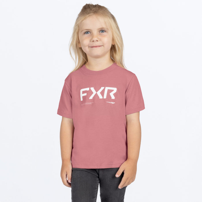 FXR TODDLER HYDROGEN PREMIUM T-SHIRT 2025 - Rose