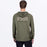 FXR DERBY AIR UPF PULLOVER HOODIE 2025 in Moss/Stone