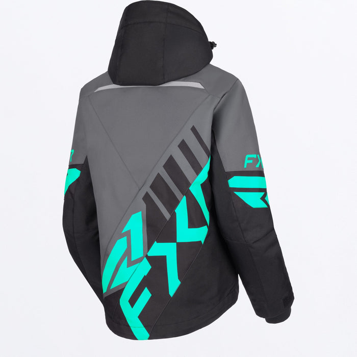 FXR Women's Cold Corss CX Jacket in Black/Char/Mint