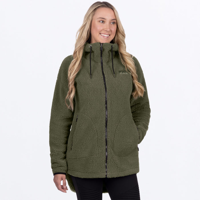 FXR SAPPHIRE SHERPA WOMEN'S JACKET 2025 - Moss