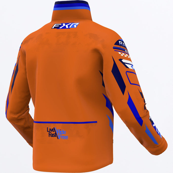 FXR COLD CROSS RR JACKET 2025 - Orange/Blue