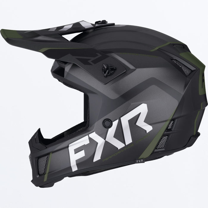 FXR CLUTCH EVO HELMET 2025 - Black/Army