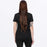 FXR WOMEN'S MITERED PREMIUM T-SHIRT in Black/Dusty Rose