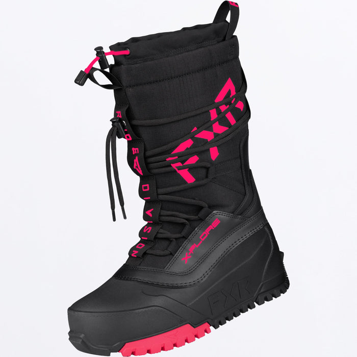 FXR X-PLORE SHORT BOOT inBlack/Razz