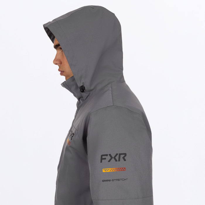 FXR ASCEND JACKET in Char/Gold