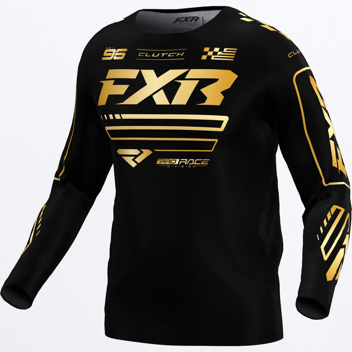 FXR CLUTCH JERSEY 2025 in Black/Gold