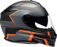 Z1R SOLARIS 2.0 MODULAR SLATER HELMET 2025 IN Black/Orange