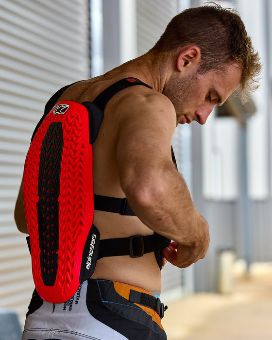 ALPINESTARS A-5 PLASMA CHEST PROTECTOR 2025 in Black/Red/White