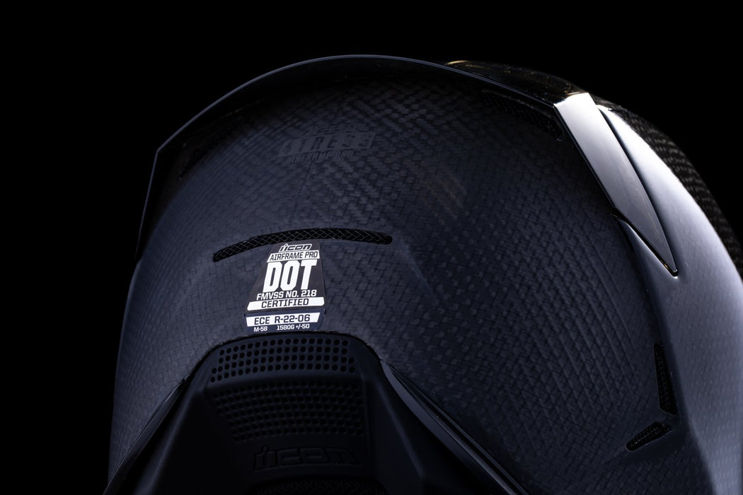 Icon Airframe Pro Carbon 4Tress Helmet 2025 In Black