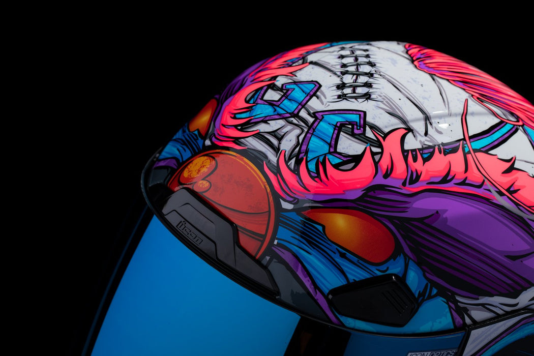 Icon Airframe Pro krazy Klown Helmet 2025 in Pink