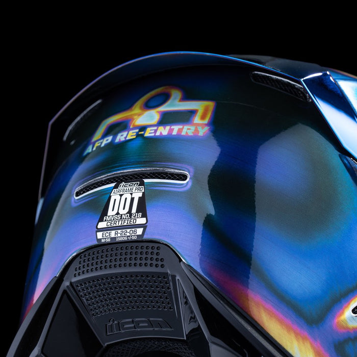 Icon Airframe Pro Reentry Helmet 2025 in Silver