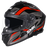 SMK Typhoon Azonix Helmet 2025 in Black/Grey/Red