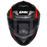 SMK Typhoon Azonix Helmet 2025 in Black/Grey/Red