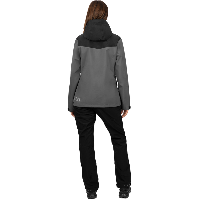FXR Adventure Tri-Laminate Women's Jacket in Charcoal/Black