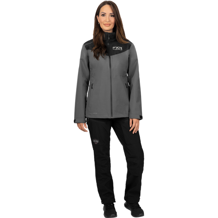 FXR Adventure Tri-Laminate Women's Jacket in Charcoal/Black